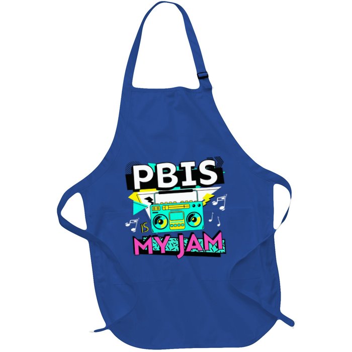 Positive Behavior Interventions And Supports Pbis Is My Jam Full-Length Apron With Pockets