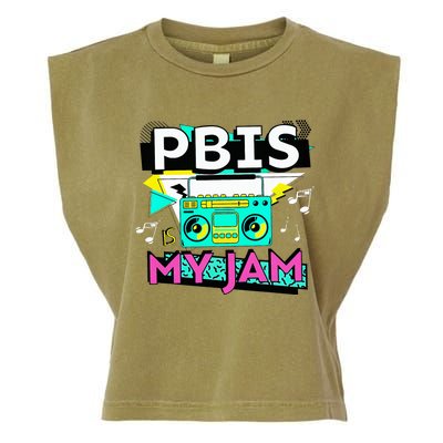 Positive Behavior Interventions And Supports Pbis Is My Jam Garment-Dyed Women's Muscle Tee