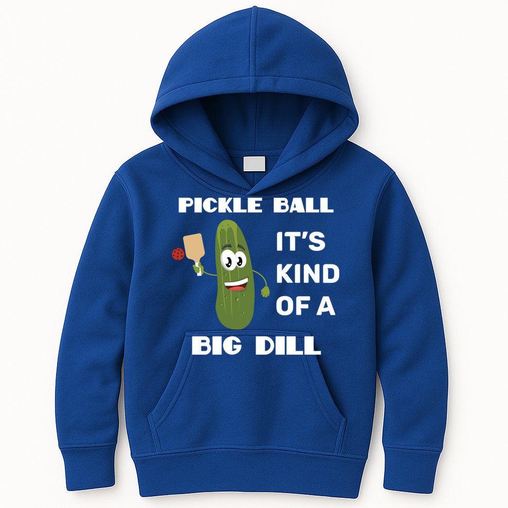 Pickle Ball: It's Kind Of A Big Dill {Gift} Kids Hoodie
