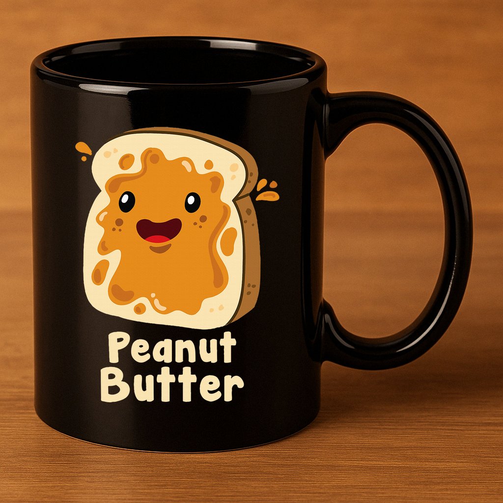 Peanut Butter & Jelly Matching Couple Halloween Best Friends 11oz C Handle Ceramic Mug