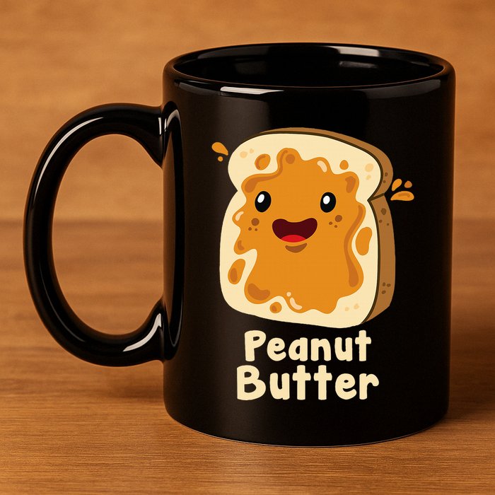 Peanut Butter & Jelly Matching Couple Halloween Best Friends 11oz C Handle Ceramic Mug