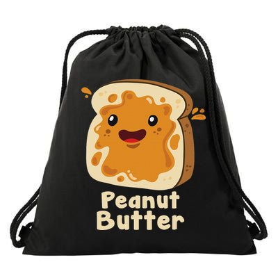 Peanut Butter & Jelly Matching Couple Halloween Best Friends Drawstring Bag