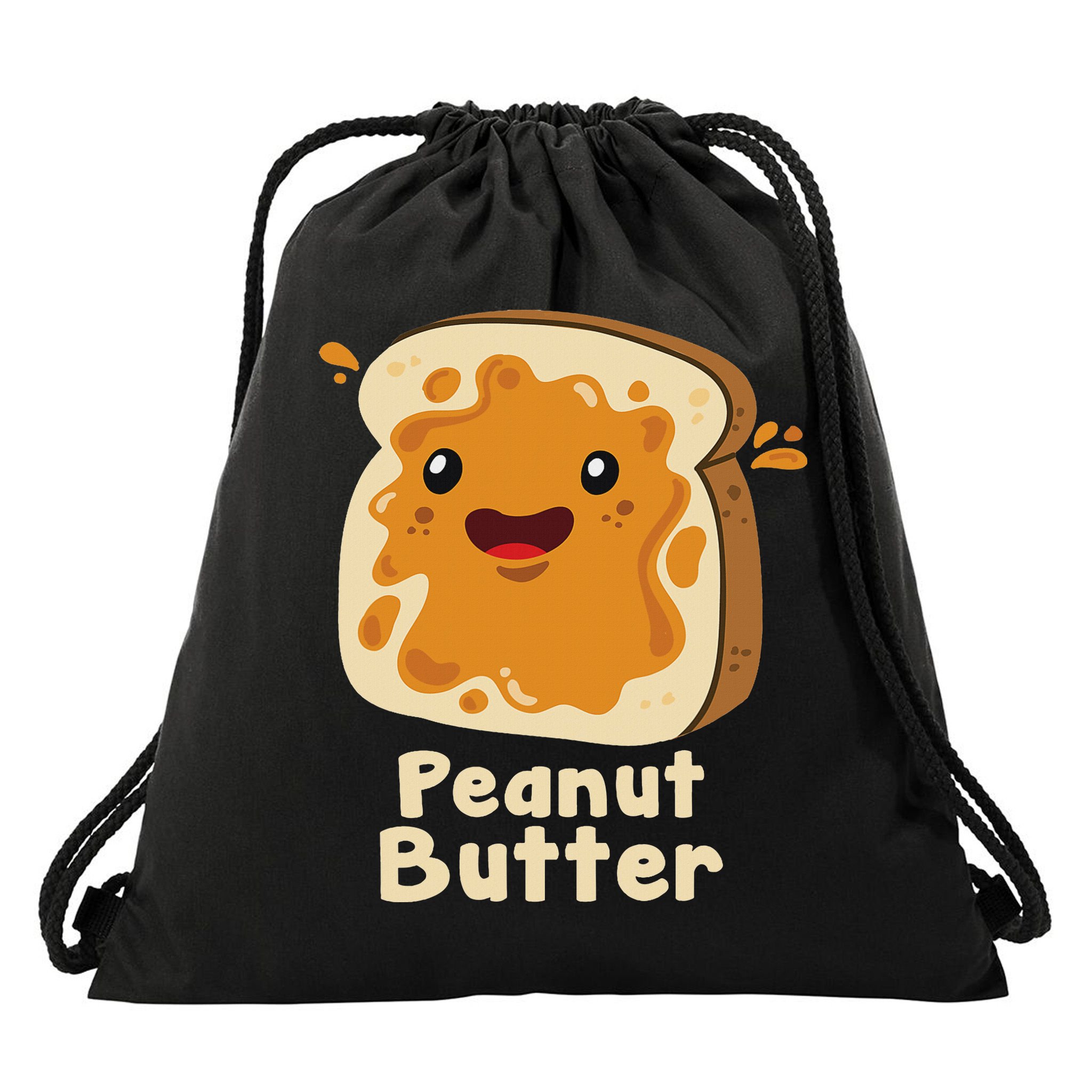 Peanut Butter & Jelly Matching Couple Halloween Best Friends Drawstring Bag
