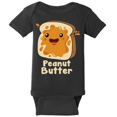 Peanut Butter & Jelly Matching Couple Halloween Best Friends Baby Bodysuit