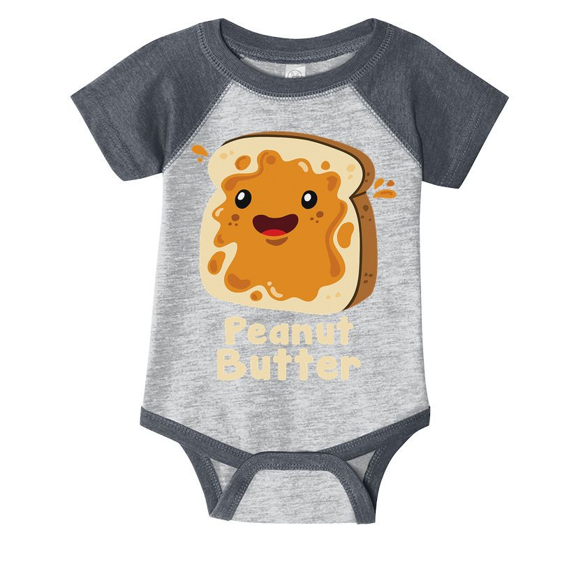 Peanut Butter & Jelly Matching Couple Halloween Best Friends Infant Baby Jersey Bodysuit