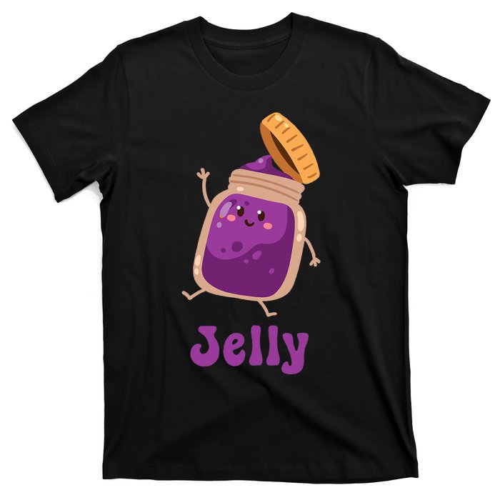 Peanut Butter & Jelly Matching Couple Halloween Best Friends T-Shirt