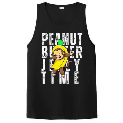 Peanut Butter Jelly Time Monkey Dancing In A Banana Suit PosiCharge Competitor Tank