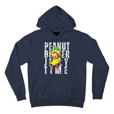 Peanut Butter Jelly Time Monkey Dancing In A Banana Suit Hoodie