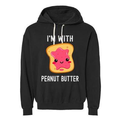 Peanut Butter Jelly Matching Couples His & Hers Garment-Dyed Fleece Hoodie