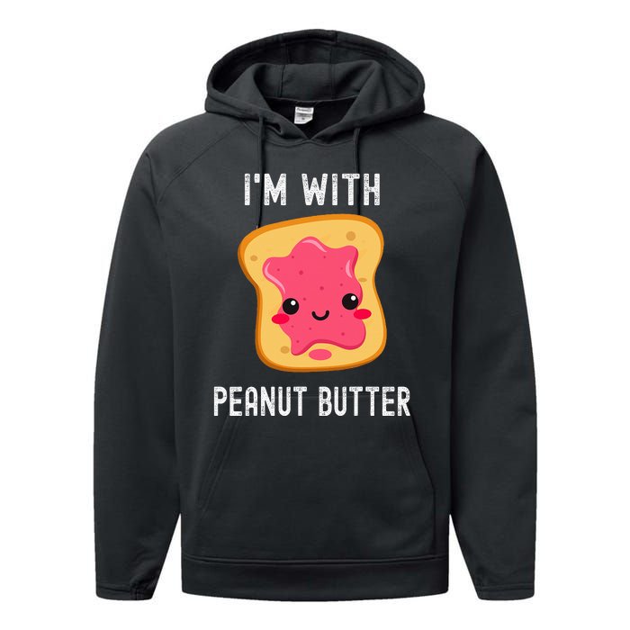 Peanut Butter Jelly Matching Couples His & Hers Performance Fleece Hoodie