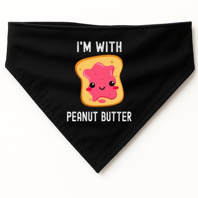 Peanut Butter Jelly Matching Couples His & Hers USA-Made Doggie Bandana