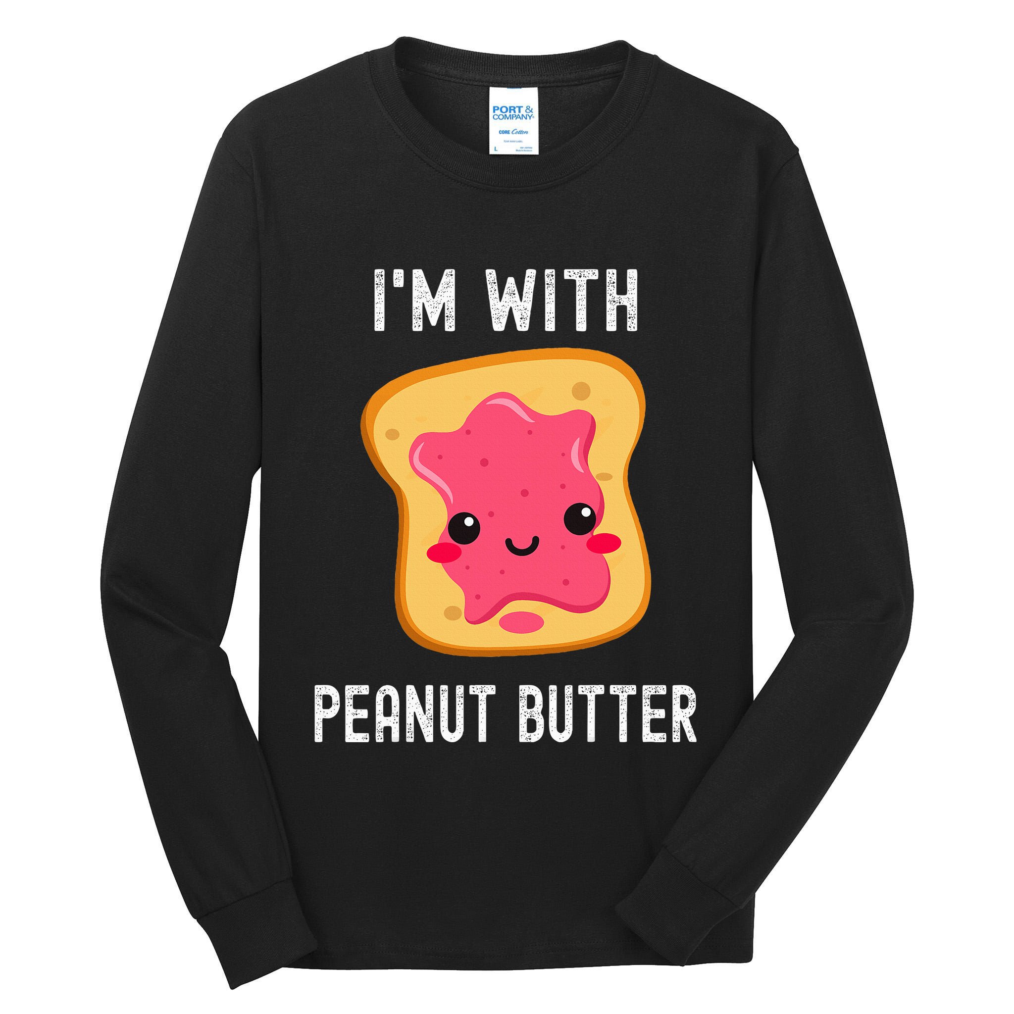 Peanut Butter Jelly Matching Couples His & Hers Tall Long Sleeve T-Shirt