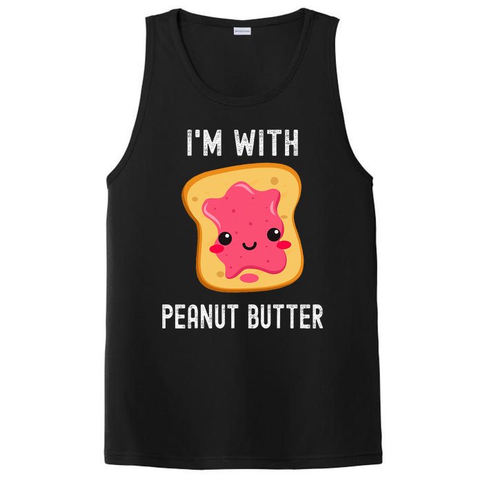 Peanut Butter Jelly Matching Couples His & Hers PosiCharge Competitor Tank