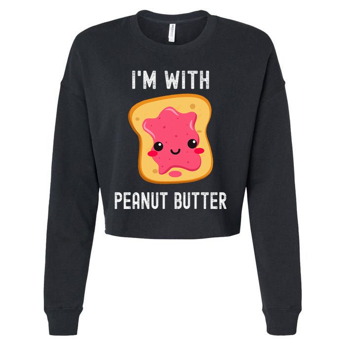 Peanut Butter Jelly Matching Couples His & Hers Cropped Pullover Crew