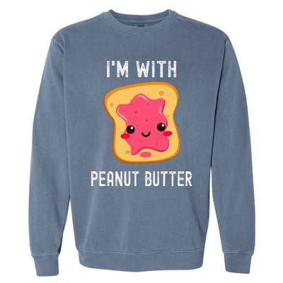 Peanut Butter Jelly Matching Couples His & Hers Garment-Dyed Sweatshirt