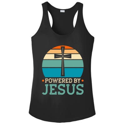 Powered By Jesus Ladies PosiCharge Competitor Racerback Tank