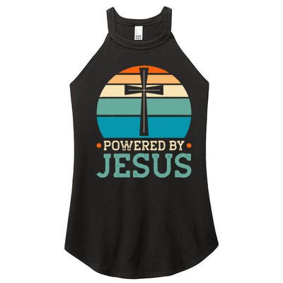 Powered By Jesus Women’s Perfect Tri Rocker Tank