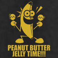 Peanut Butter Jelly Time Banana 15oz Campfire Ceramic Mug