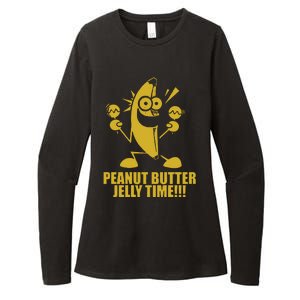 Peanut Butter Jelly Time Banana Womens CVC Long Sleeve Shirt