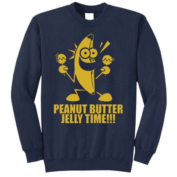 Peanut Butter Jelly Time Banana Sweatshirt