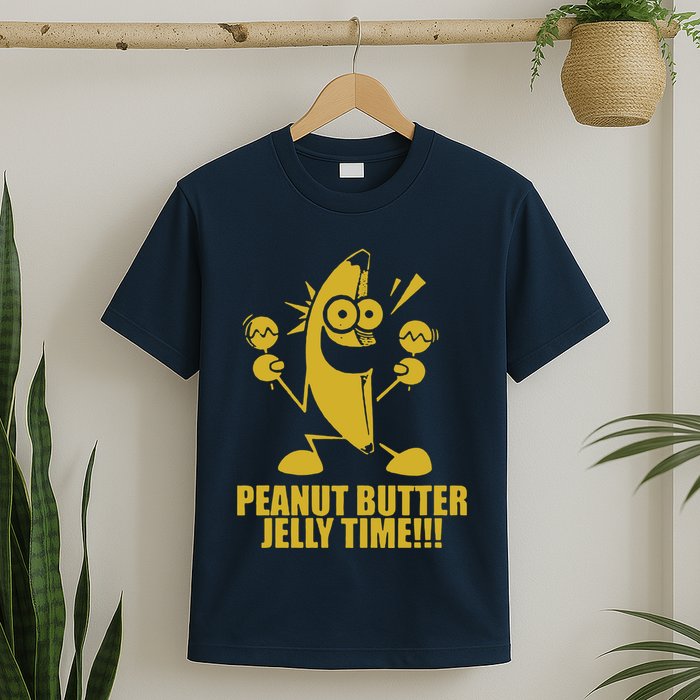 Peanut Butter Jelly Time Banana T-Shirt