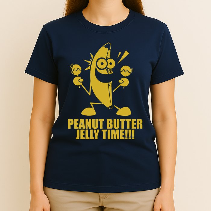 Peanut Butter Jelly Time Banana T-Shirt