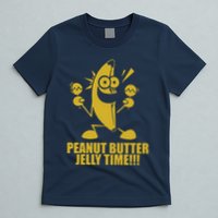 Peanut Butter Jelly Time Banana T-Shirt