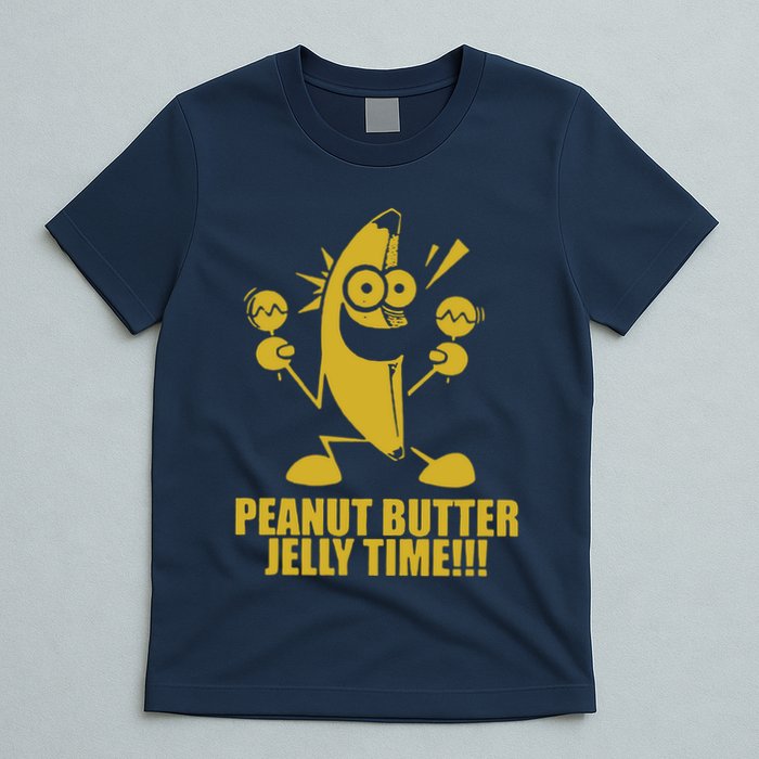 Peanut Butter Jelly Time Banana T-Shirt