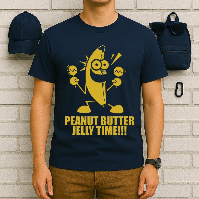 Peanut Butter Jelly Time Banana T-Shirt