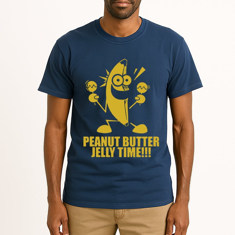 Peanut Butter Jelly Time Banana Tall T-Shirt