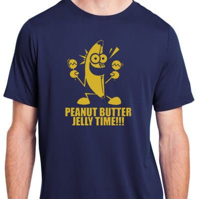 Peanut Butter Jelly Time Banana Adult ChromaSoft Performance T-Shirt