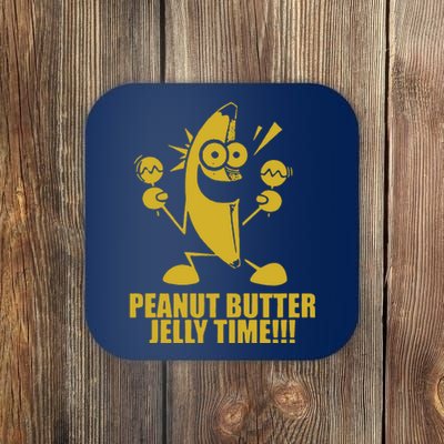 Peanut Butter Jelly Time Banana Coaster