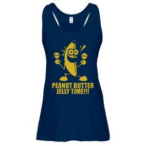 Peanut Butter Jelly Time Banana Ladies Essential Flowy Tank