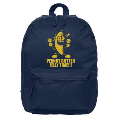 Peanut Butter Jelly Time Banana 16 in Basic Backpack