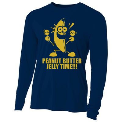 Peanut Butter Jelly Time Banana Cooling Performance Long Sleeve Crew