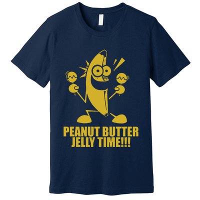 Peanut Butter Jelly Time Banana Premium T-Shirt