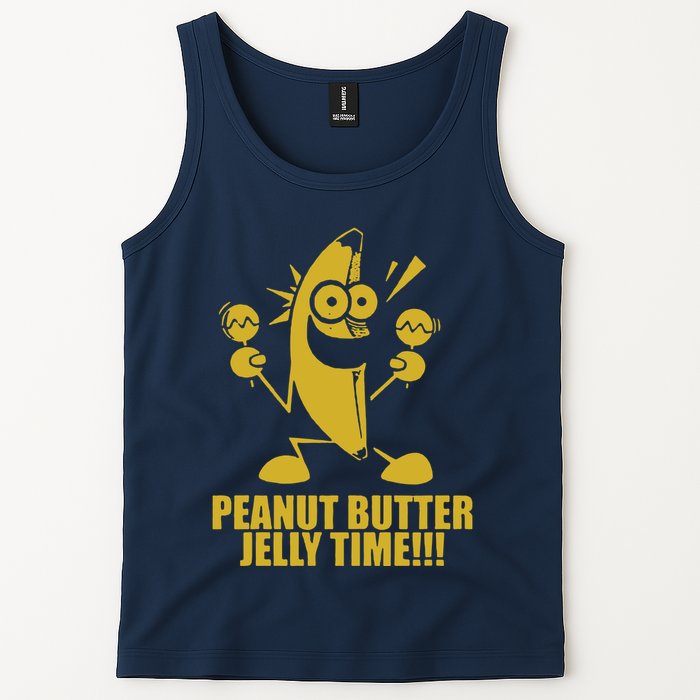 Peanut Butter Jelly Time Banana Tank Top