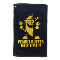 Peanut Butter Jelly Time Banana Golf Towel