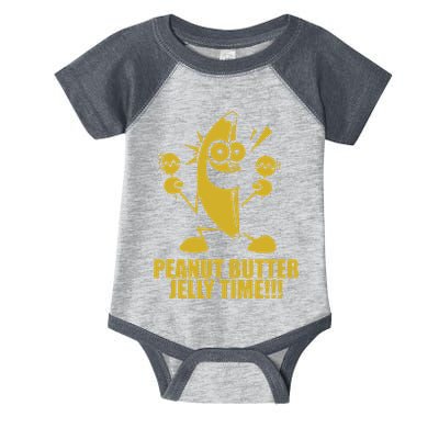 Peanut Butter Jelly Time Banana Infant Baby Jersey Bodysuit