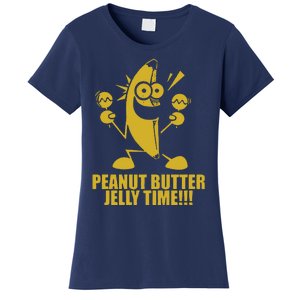 Peanut Butter Jelly Time Banana Women's T-Shirt