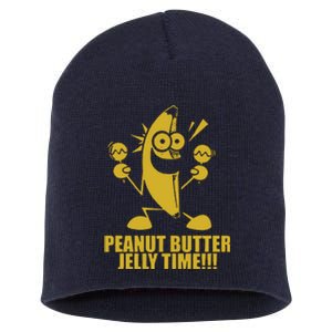 Peanut Butter Jelly Time Banana Short Acrylic Beanie