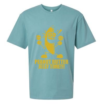 Peanut Butter Jelly Time Banana Sueded Cloud Jersey T-Shirt