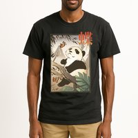 Panda Butterfly Japanese Tall T-Shirt
