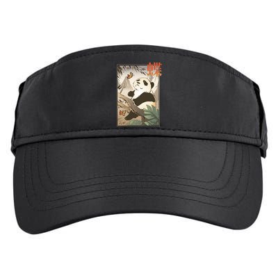 Panda Butterfly Japanese Adult Drive Performance Visor