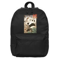 Panda Butterfly Japanese 16 in Basic Backpack