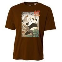 Panda Butterfly Japanese Cooling Performance Crew T-Shirt