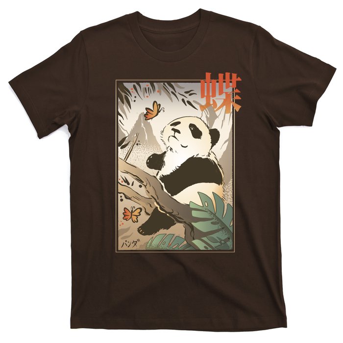 Panda Butterfly Japanese T-Shirt