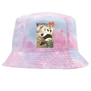 Panda Butterfly Japanese Tie-Dyed Bucket Hat