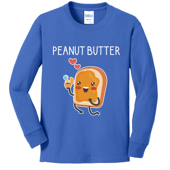 Peanut Butter Jelly Matching Couples Lover Halloween Gift Kids Long Sleeve Shirt