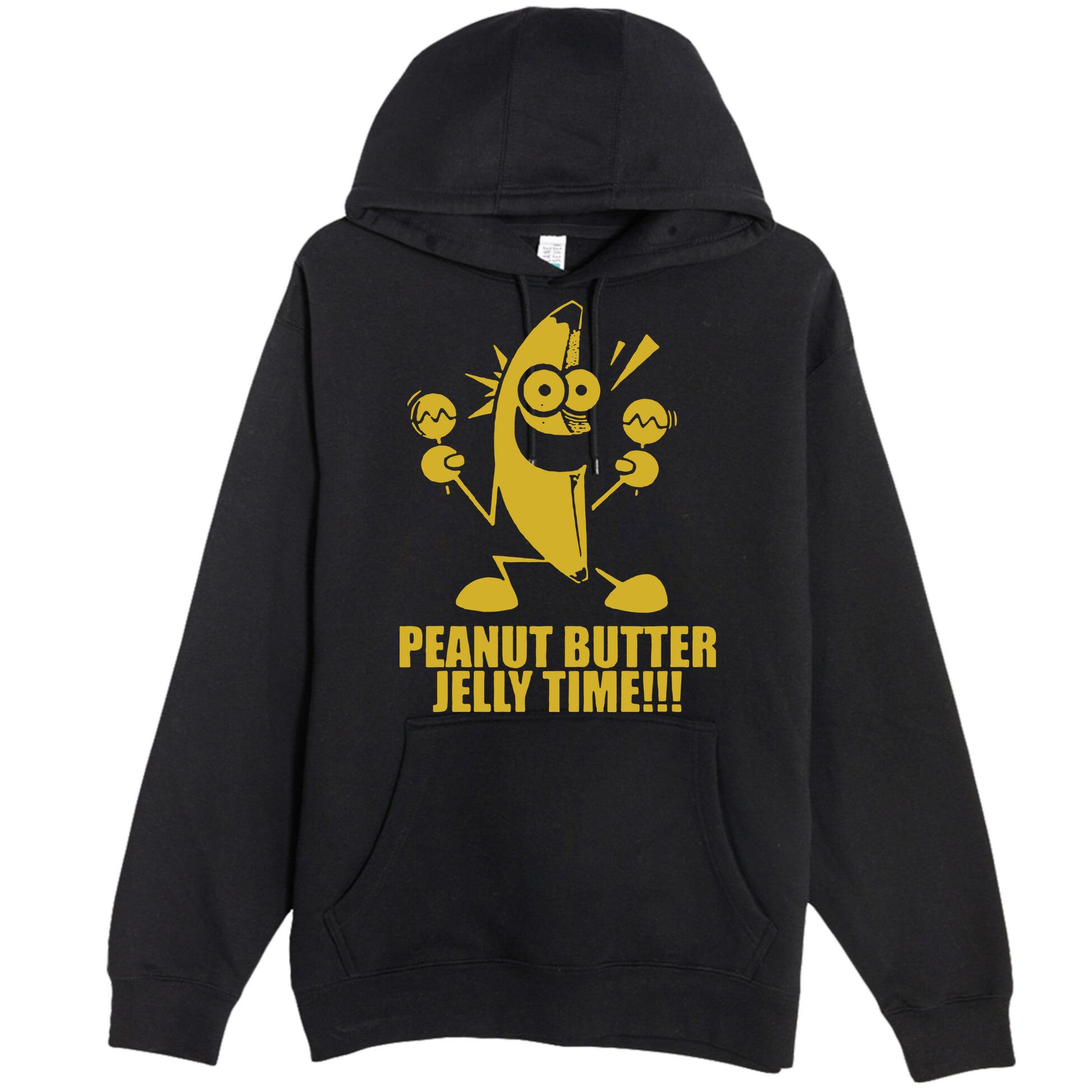 Peanut Butter Jelly Time Banana Premium Pullover Hoodie